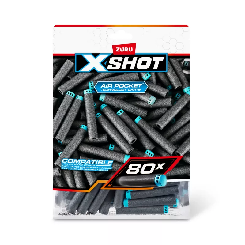 XSHOT Excel Darts Refill Pack (80 Darts) ZURU