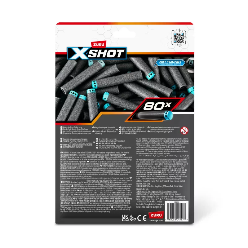 XSHOT Excel Darts Refill Pack (80 Darts) ZURU