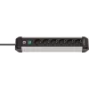 Power Extension Brennenstuhl 1391030600 3m 6 AC Outlets Indoor Black Silver