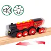 Ravensburger BRIO World Red Lola Farm Train Set – wooden toy train playset