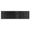 Chieftec CMR-625 6-Bay 2.5 inch SATA Hot-Swap Mobile Rack for 5.25 inch Bay, Trayless, Key Lock, Black