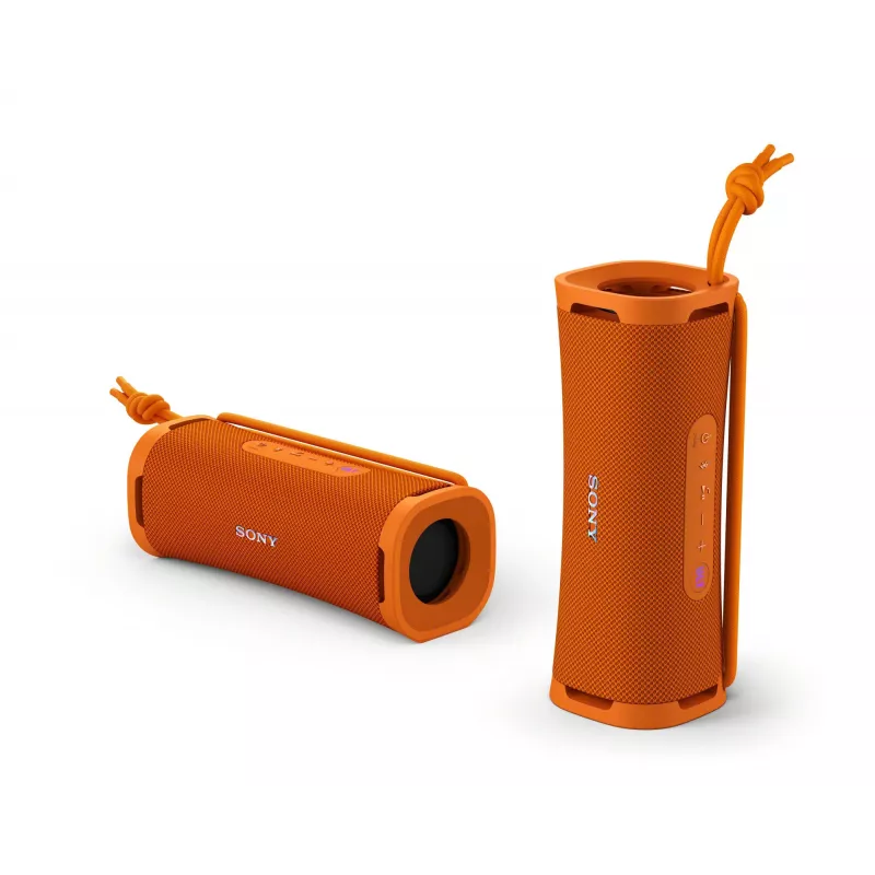 Portable Bluetooth Speaker Sony ULT FIELD 1 — Mono tube design, 30 W RMS (20 W woofer + 10 W tweeter), IP67, 12 hr battery, Bluetooth 30 m, black