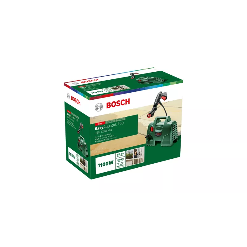 Bosch Easy Aquatak 100 pressure washer Compact Electric 270 l/h 1100 W Green