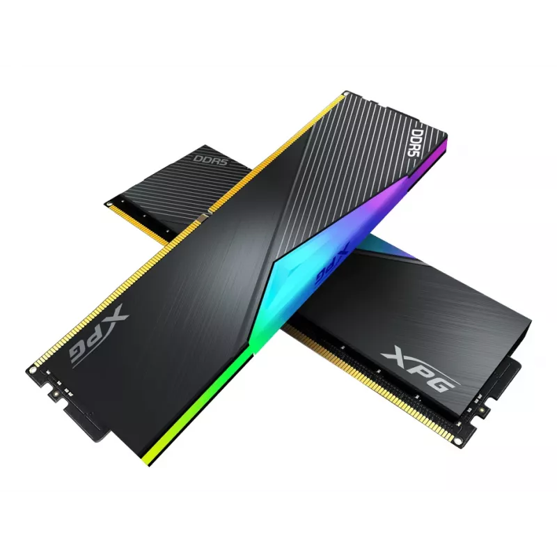 DIMM 32 GB DDR5-6000 (2x 16 GB) Dual-Kit, Arbeitsspeicher schwarz, AX5U6000C3016G-DCLARBK, Lancer RGB, INTEL XMP