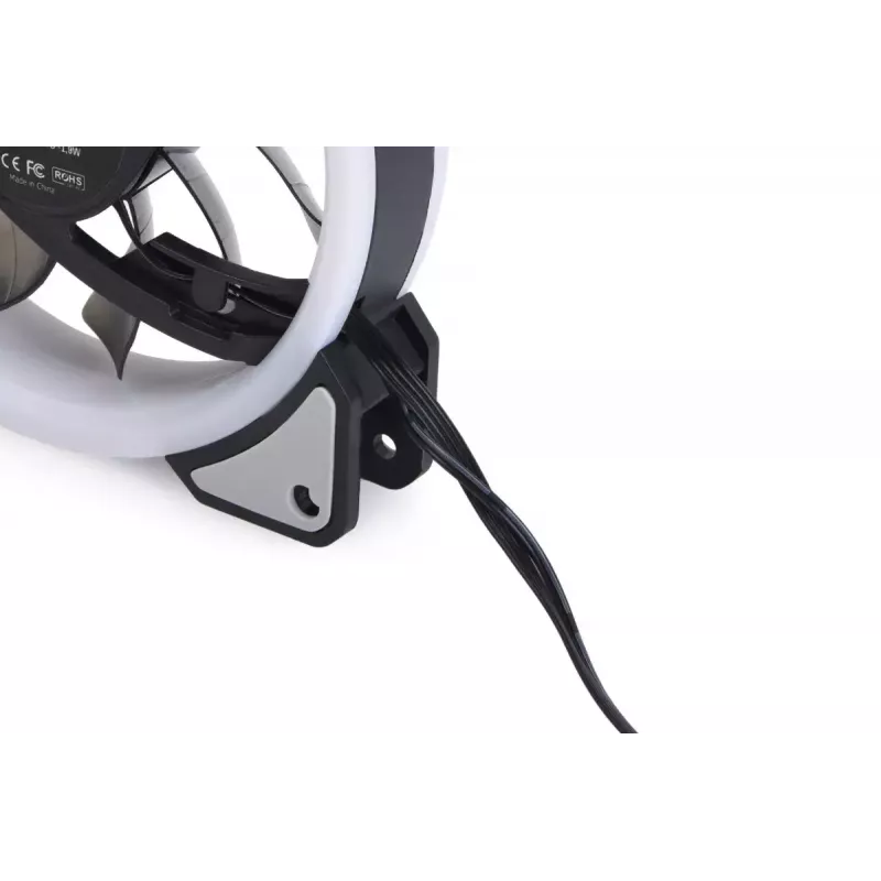 Fan Alphacool Eiszyklon Aurora LUX Digital RGB 12 cm Transparent