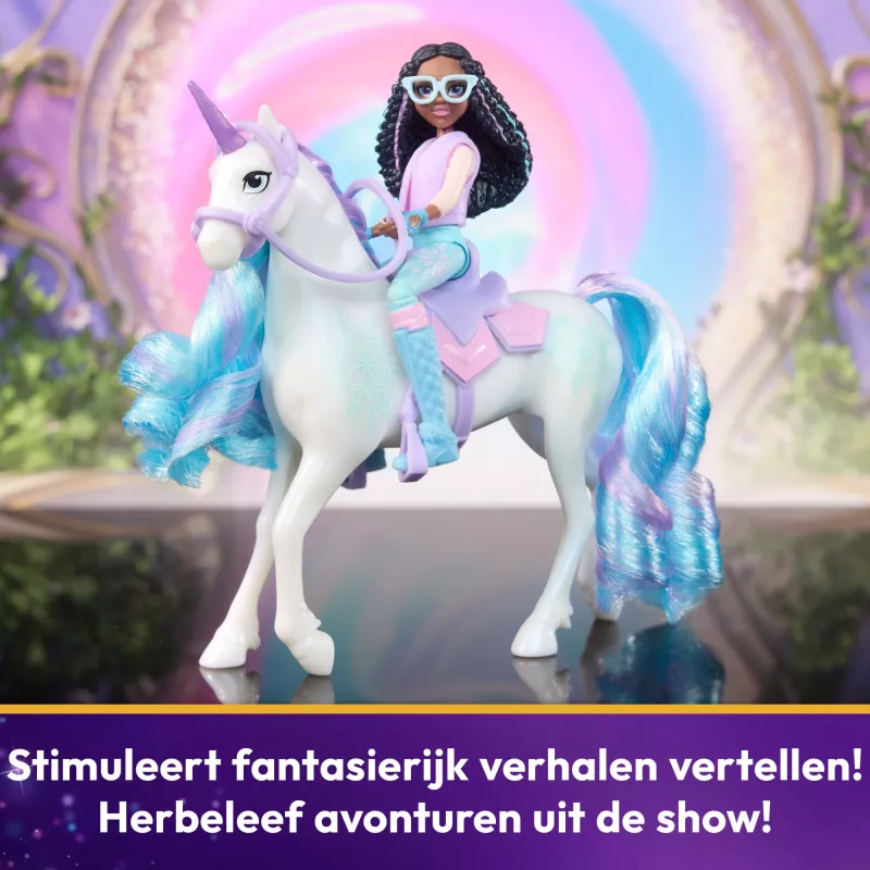 Unicorn Academy, Layla & Glacier with 2 Accessories & Hair Tool, Dolls & Unicorn Toys for Girls Ages 4 and up