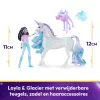 Unicorn Academy, Layla & Glacier with 2 Accessories & Hair Tool, Dolls & Unicorn Toys for Girls Ages 4 and up