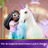 Unicorn Academy, Layla & Glacier with 2 Accessories & Hair Tool, Dolls & Unicorn Toys for Girls Ages 4 and up