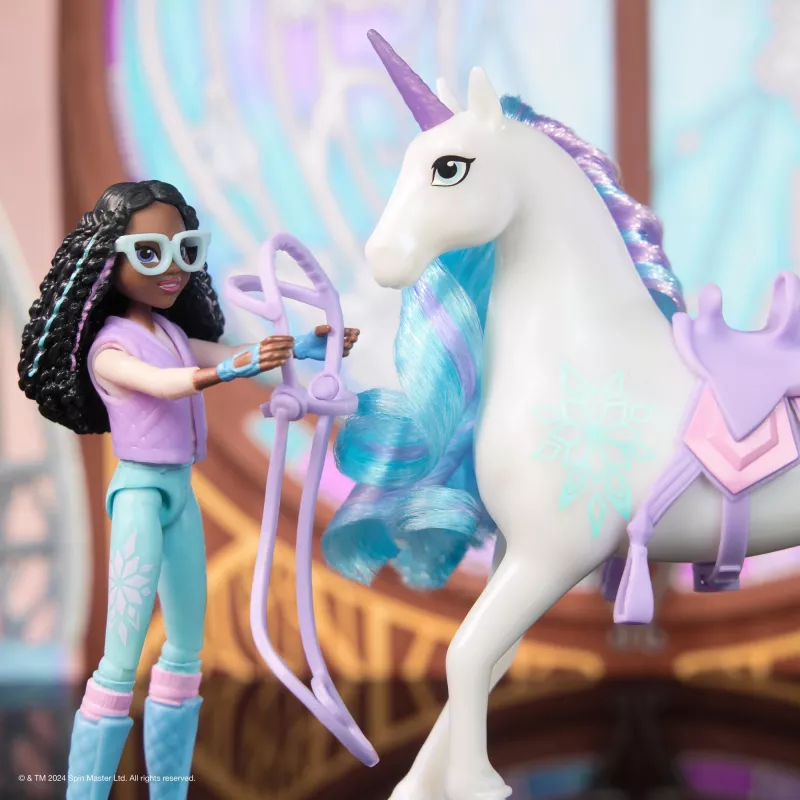Unicorn Academy, Layla & Glacier with 2 Accessories & Hair Tool, Dolls & Unicorn Toys for Girls Ages 4 and up
