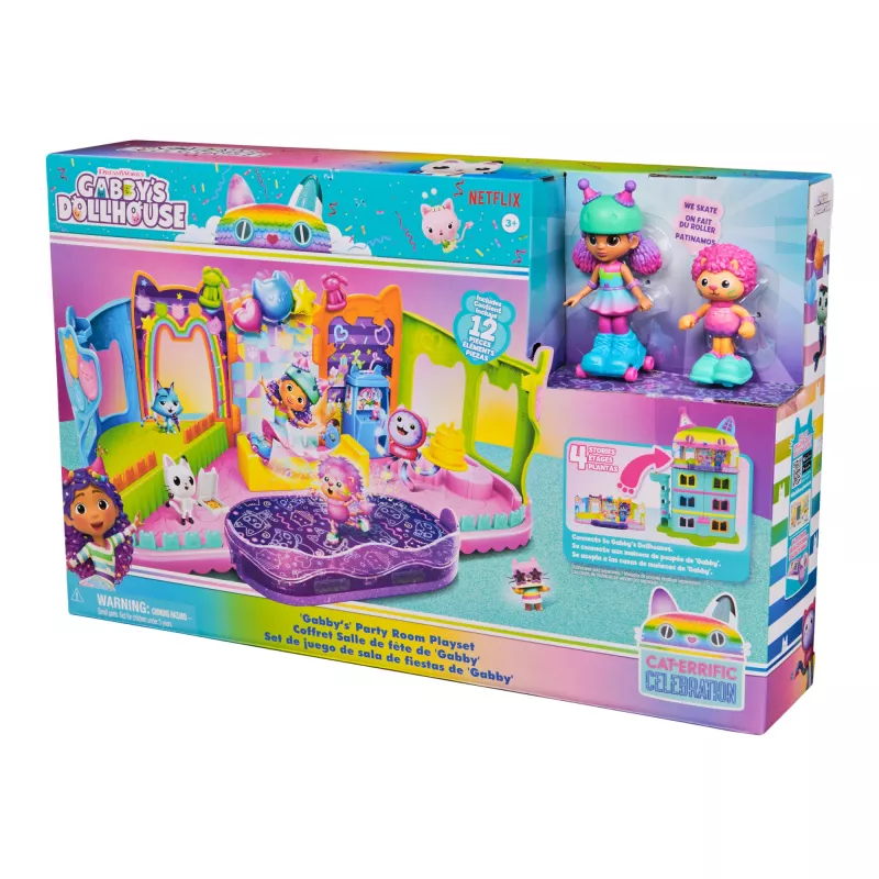 Action/Adventure Spinmaster Gabby's Dollhouse Gabby's Party Room Multicolour