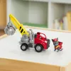 Rubble & Crew , Charger’s Crane Grabber Toy Truck with Movable Parts and a Collectible Action Figure, Kids Toys for Ages 3 and Up
