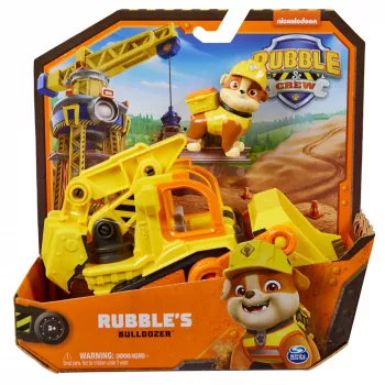 Bulldozer toy Spinmaster Rubble’s Bulldozer – plastic construction, for ages 3+, black/orange/yellow