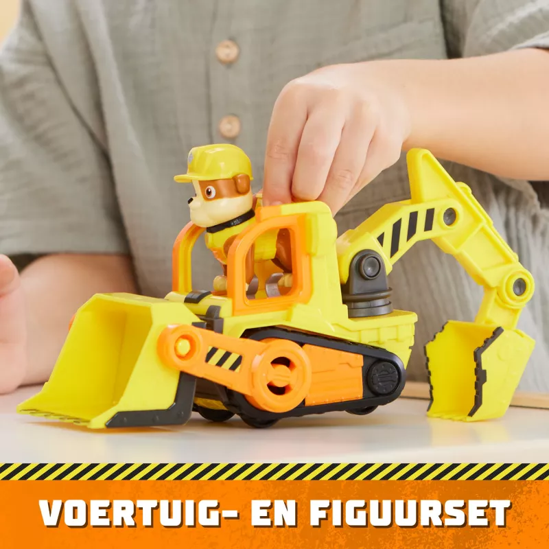 Bulldozer toy Spinmaster Rubble’s Bulldozer – plastic construction, for ages 3+, black/orange/yellow