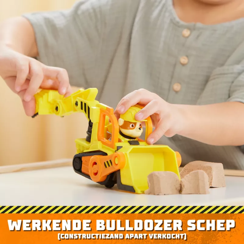 Bulldozer toy Spinmaster Rubble’s Bulldozer – plastic construction, for ages 3+, black/orange/yellow