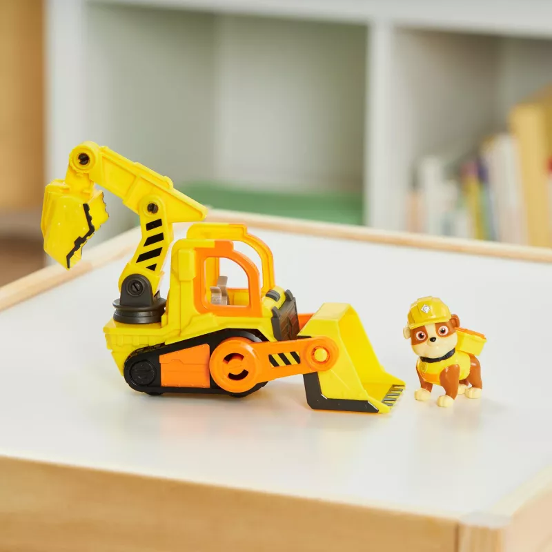 Bulldozer toy Spinmaster Rubble’s Bulldozer – plastic construction, for ages 3+, black/orange/yellow