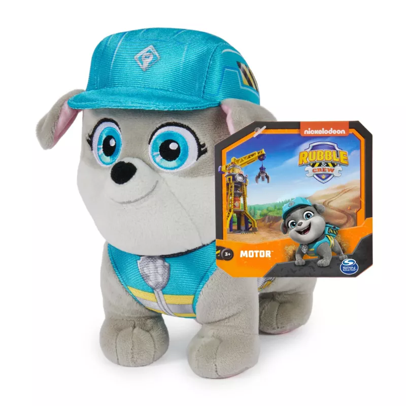 Rubble & Crew , Premium Stuffed Animals, 7-Inch Charger Plush Toy in Construction Uniform, Kids Toys for Boys & Girls Ages 3 and up