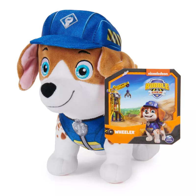 Rubble & Crew , Premium Stuffed Animals, 7-Inch Charger Plush Toy in Construction Uniform, Kids Toys for Boys & Girls Ages 3 and up