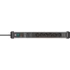 Power Extension Brennenstuhl 1391010610 3m 6 AC Outlets Indoor Black Silver