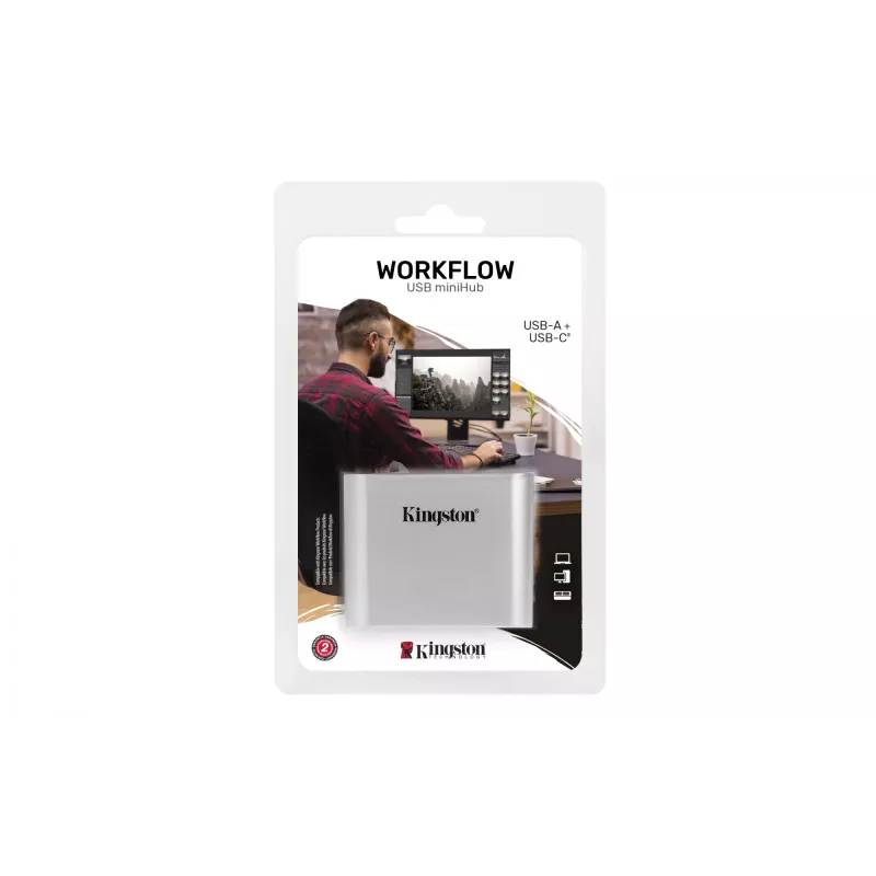 Kingston Technology USB 3.2 Gen 1 Workflow 5G USB-A and USB-C miniHub