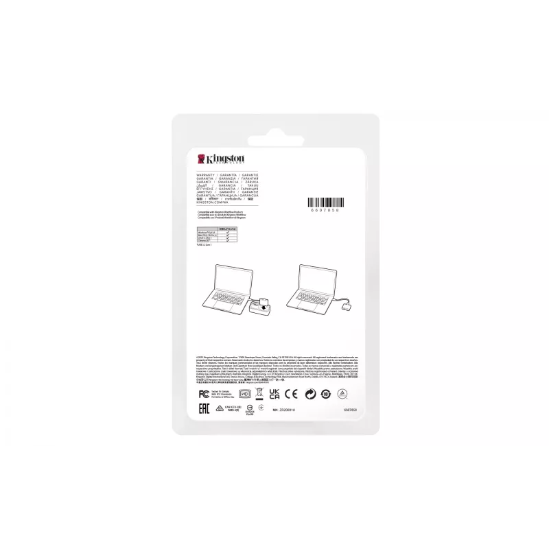 Kingston Technology USB 3.2 Gen 1 Workflow 5G USB-A and USB-C miniHub