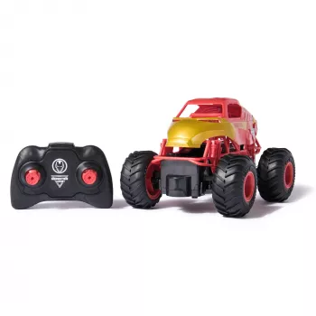 Monster Jam , Marvel Iron Man RC Monster Truck, 1:24 Scale, Kids Toys for Boys and Girls Ages 3 and up