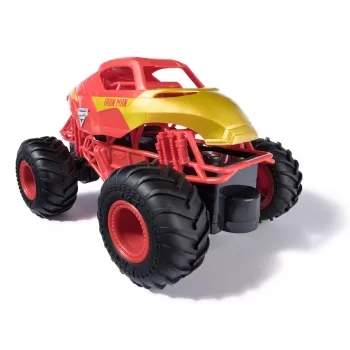 Monster Jam , Marvel Iron Man RC Monster Truck, 1:24 Scale, Kids Toys for Boys and Girls Ages 3 and up