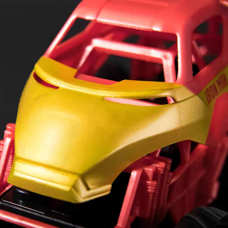Monster Jam , Marvel Iron Man RC Monster Truck, 1:24 Scale, Kids Toys for Boys and Girls Ages 3 and up