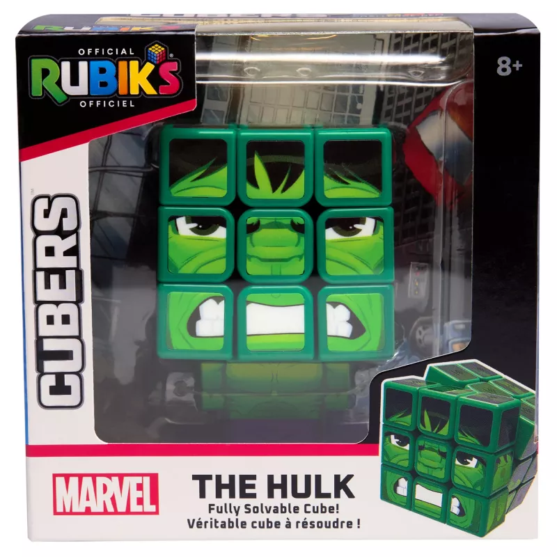 Spin Master Rubik''s - Cubers 3x3 Hulk, Geschicklichkeitsspiel