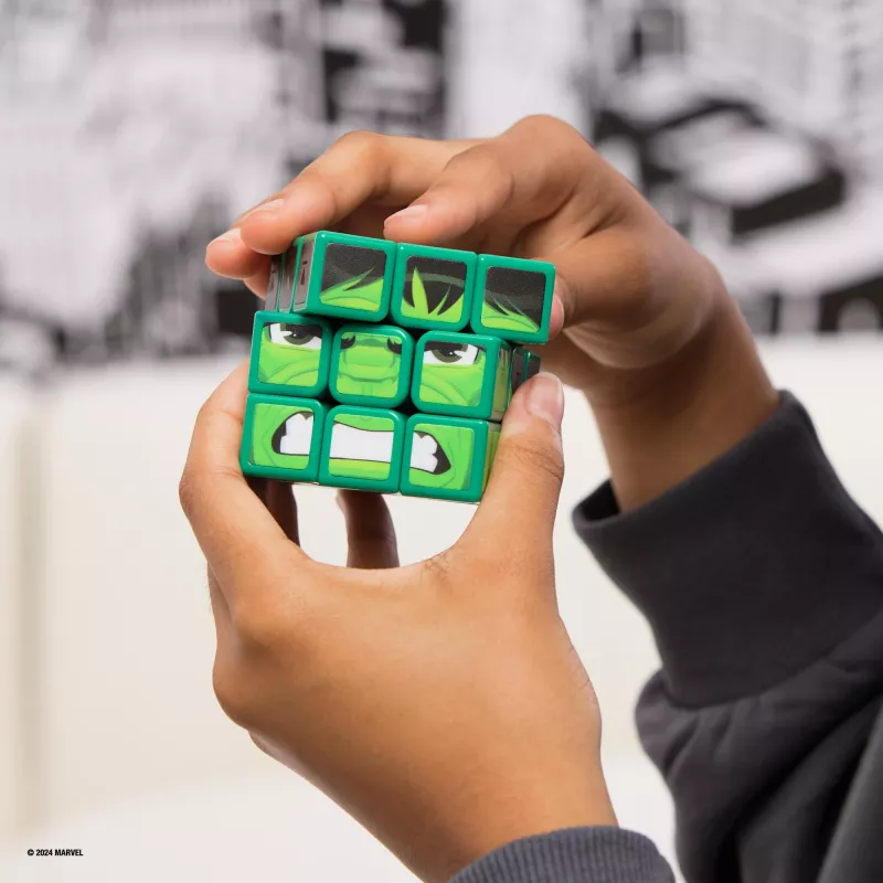 Spin Master Rubik''s - Cubers 3x3 Hulk, Geschicklichkeitsspiel