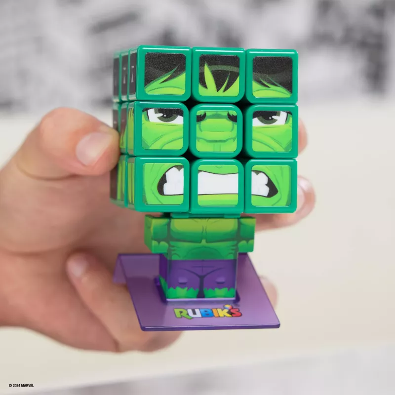 Spin Master Rubik''s - Cubers 3x3 Hulk, Geschicklichkeitsspiel