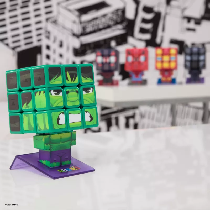 Spin Master Rubik''s - Cubers 3x3 Hulk, Geschicklichkeitsspiel