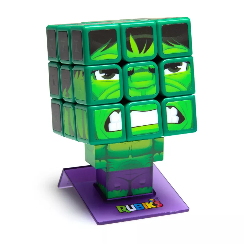 Spin Master Rubik''s - Cubers 3x3 Hulk, Geschicklichkeitsspiel