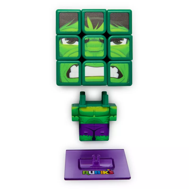 Spin Master Rubik''s - Cubers 3x3 Hulk, Geschicklichkeitsspiel