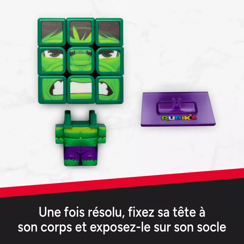 Spin Master Rubik''s - Cubers 3x3 Hulk, Geschicklichkeitsspiel