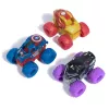 Monster Jam , Marvel Mini Monster Truck 3-Pack, Black Panther, Captain America, Iron Man Die-Cast Monster Trucks, 1:87 Scale, Kids Toys for Boys Ages 3 and Up