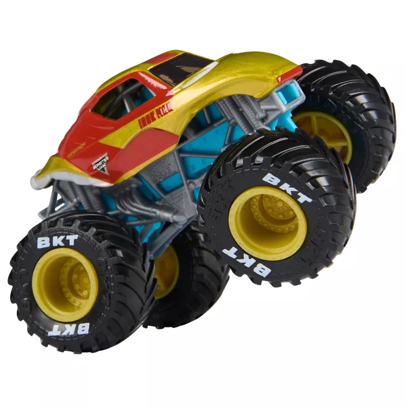 Monster Jam , Marvel Official Iron Man Vs. War Machine Die-Cast Monster Trucks, 1:64 Scale, Kids Toys for Boys and Girls Ages 3 and up