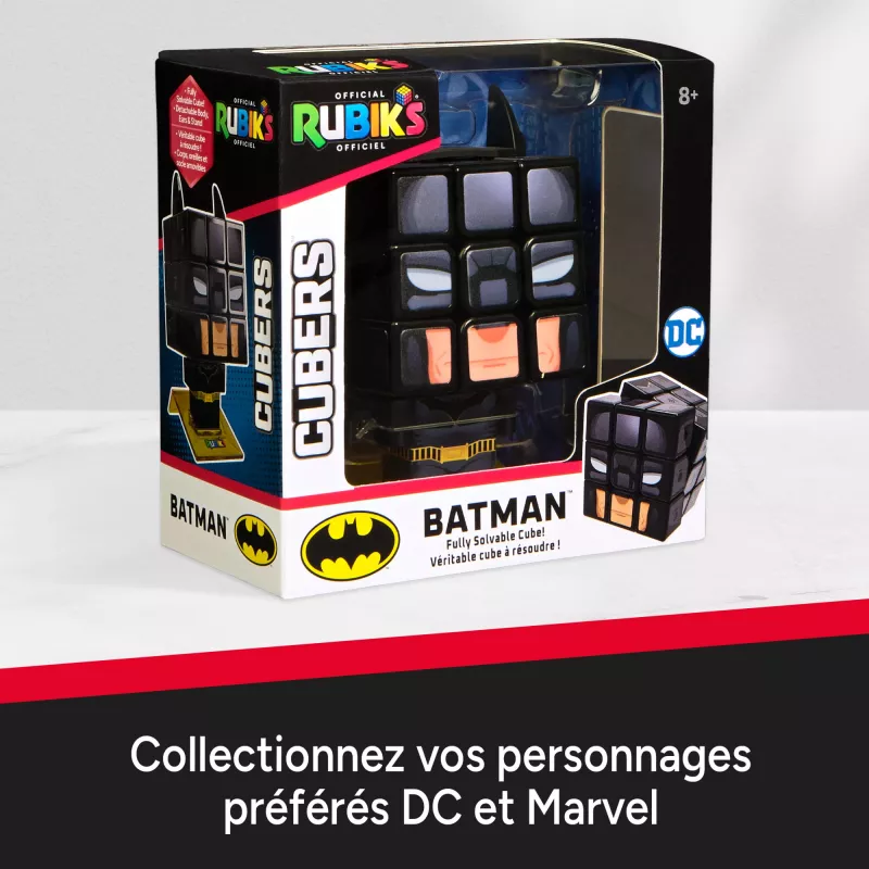 3x3 Rubik's Cube puzzle spinmaster — Batman design