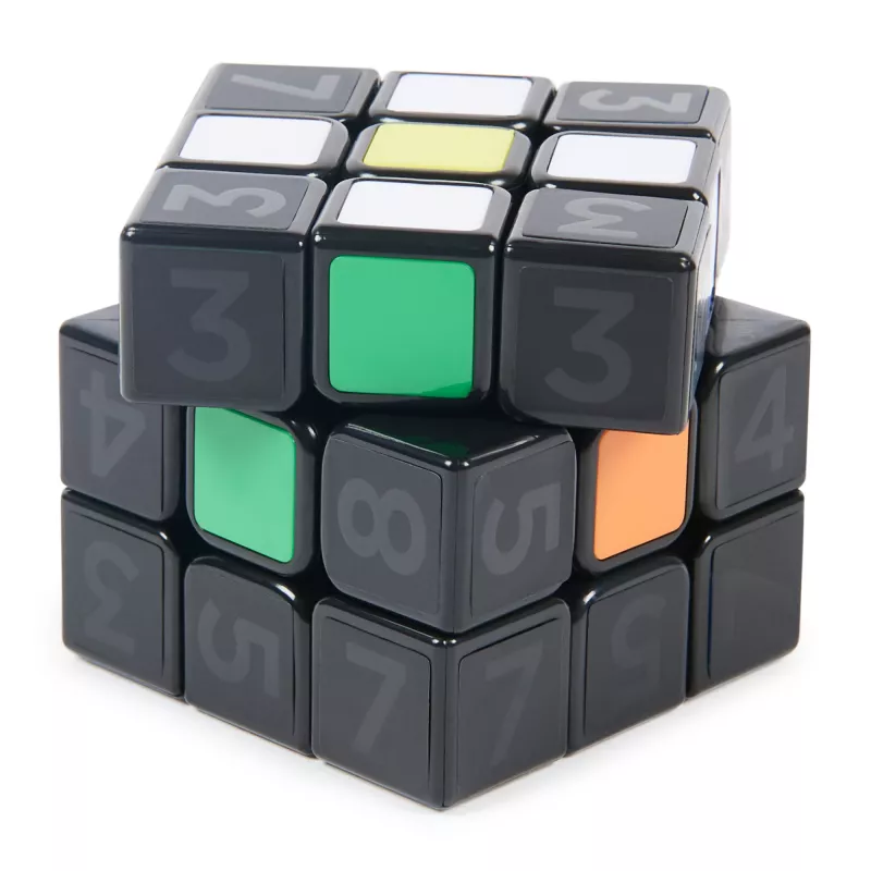 Rubik’s Coach Cube, Learn to Solve 3x3 Cube with Stickers, Guide, & Videos | Stress Relief Fidget Toy | Adult Toy Fidget Cube | for Ages 8 and up