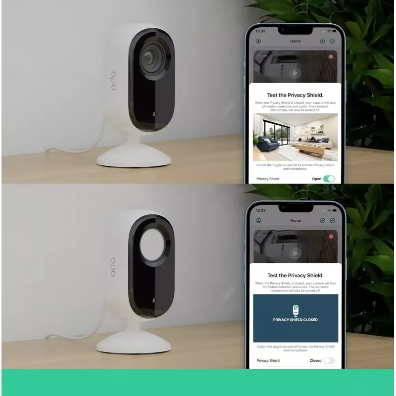 IP security camera Arlo Essential 2K Indoor Security Camera 2-pack Wireless Indoor