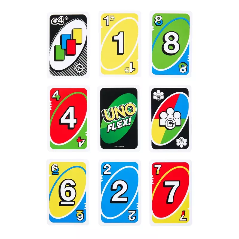 Card Game MATTEL Games UNO Flex — Shedding Card Game, Age 7+