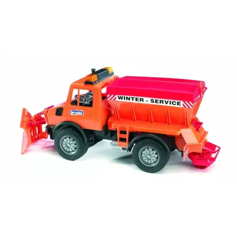 Truck BRUDER MB Unimog, ABS construction, recommended age 4+