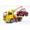 Breakdown truck BRUDER MAN TGA with cross country vehicle