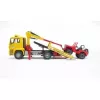 Breakdown truck BRUDER MAN TGA with cross country vehicle