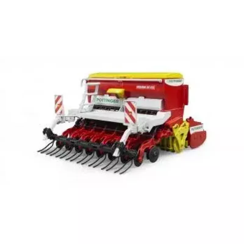 Toy accessory BRUDER Pöttinger Vitasem 302ADD scale model part, plastic, red/white/yellow