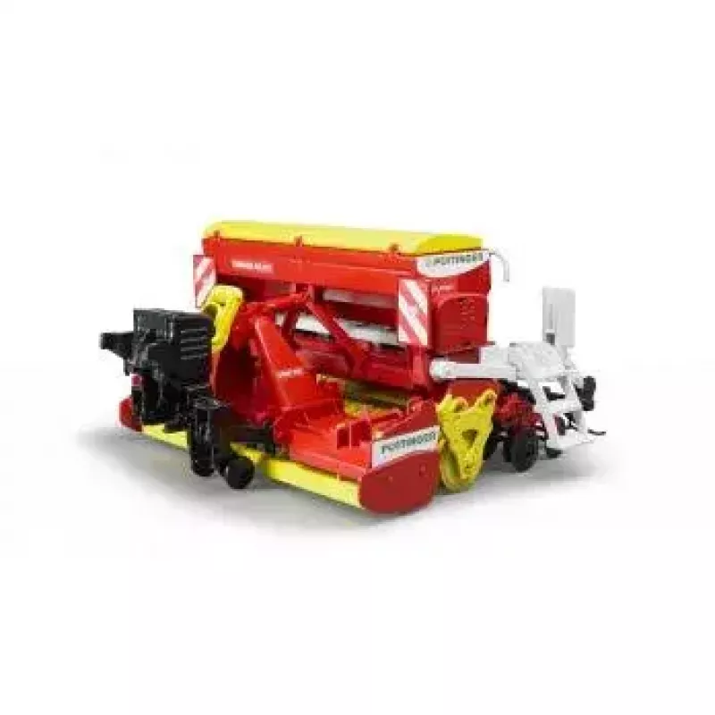 Toy accessory BRUDER Pöttinger Vitasem 302ADD scale model part, plastic, red/white/yellow