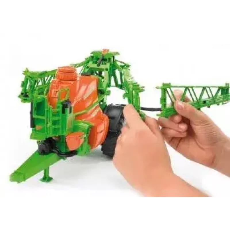 Accessory for BRUDER Amazone UX 5200 scale model — plastic green and orange part