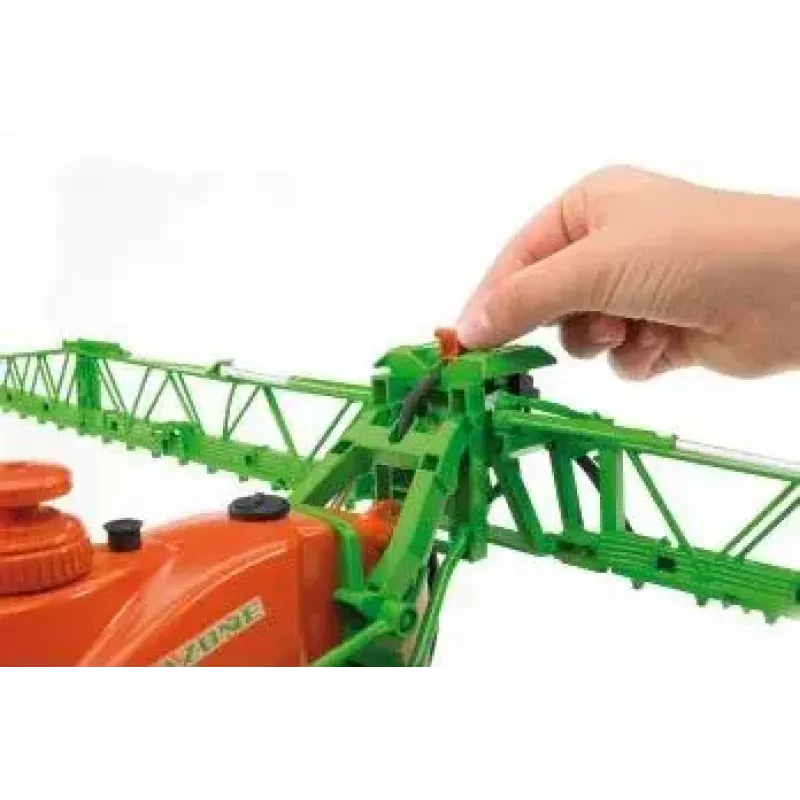 Accessory for BRUDER Amazone UX 5200 scale model — plastic green and orange part