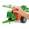 Accessory for BRUDER Amazone UX 5200 scale model — plastic green and orange part