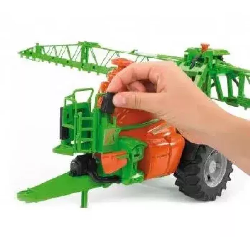 Accessory for BRUDER Amazone UX 5200 scale model — plastic green and orange part