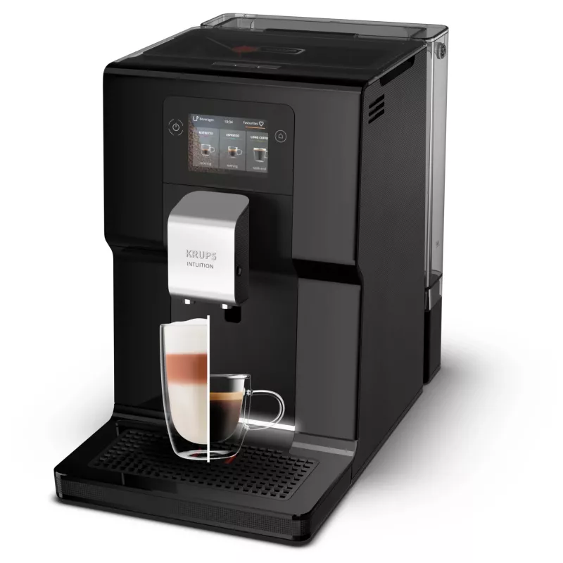 Krups Intuition Preference EA8738 Fully Automatic Coffee Machine, 3 L, Black